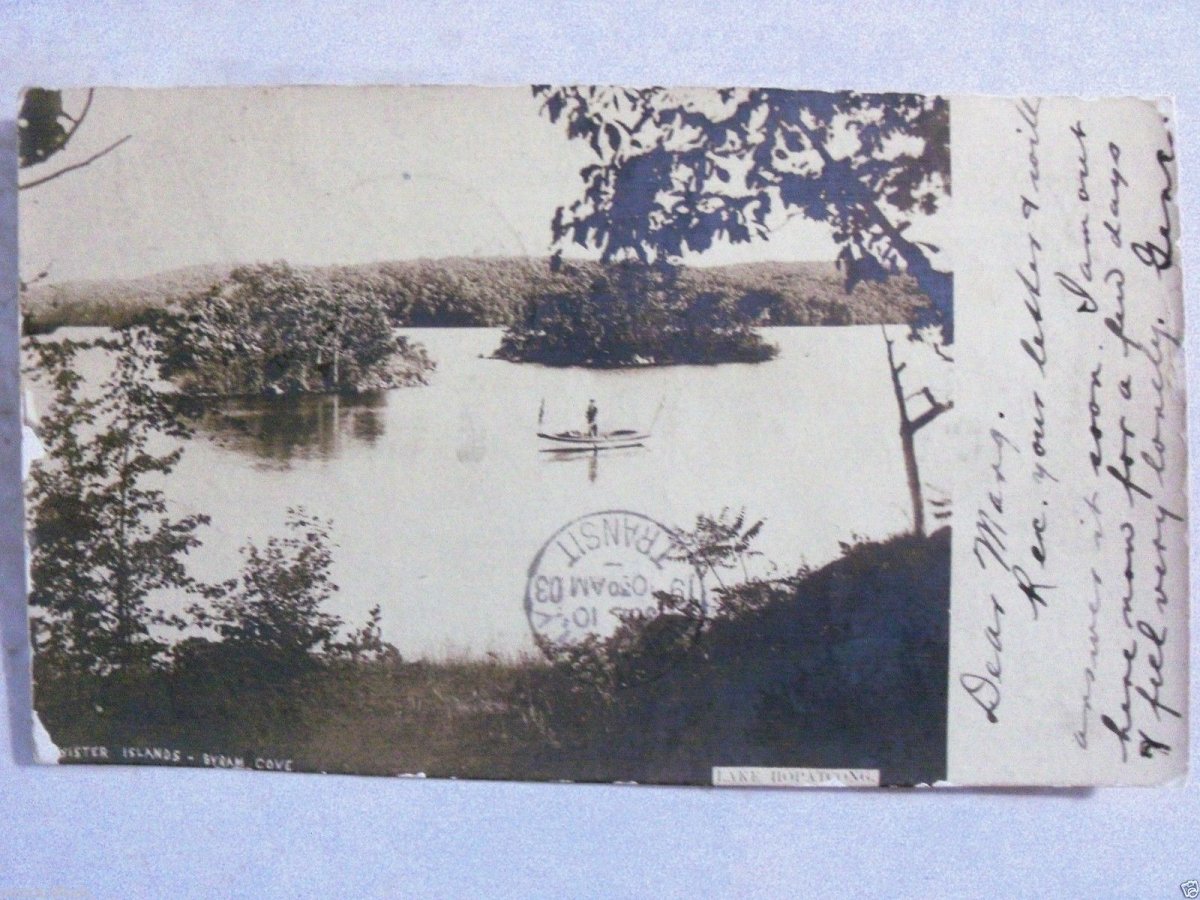 Lake Hopatcong Sister Islands and Byam Cove Harris c 1910 Lake